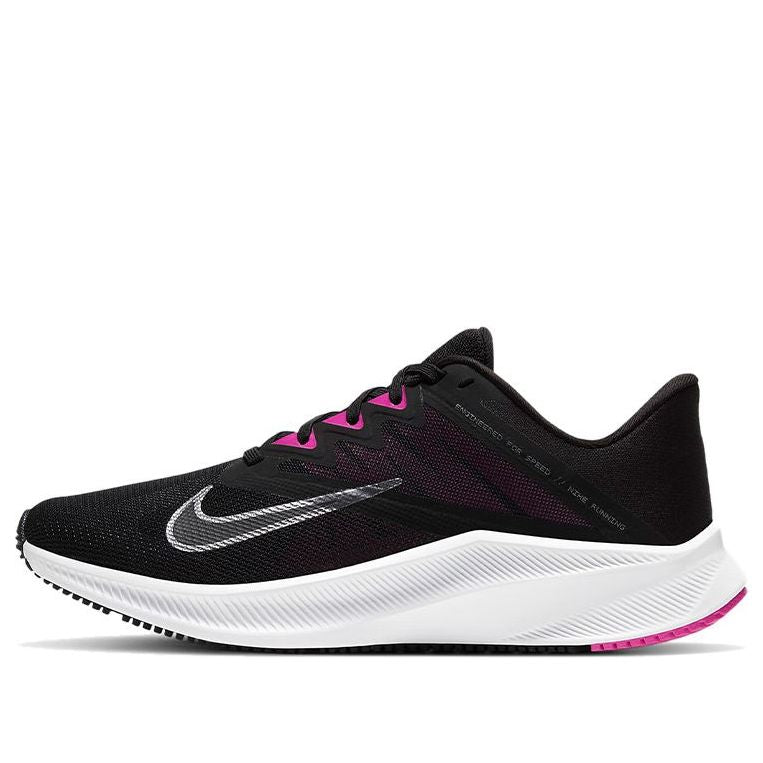 (WMNS) Nike Quest 3 'Black Fire Pink' CD0232-007