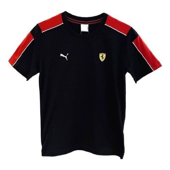 PUMA Scuderia Ferrari Race T7 Tee 'Black White Red' 597946-02