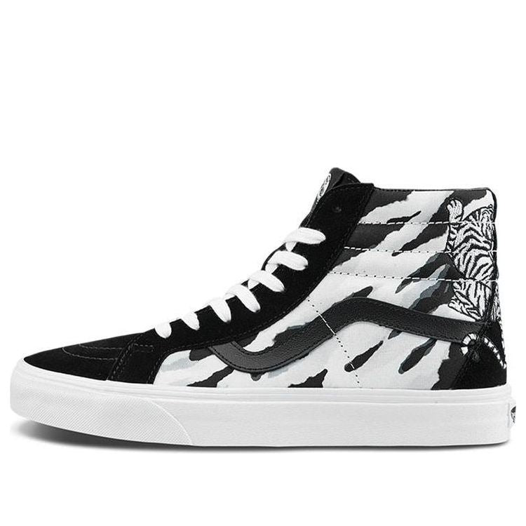 Vans Unisex SK8-Hi Reissue High-Top Sneakers Black/White VN0A2XSBWHT