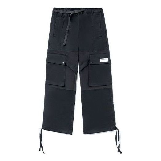 Li-Ning Outdoor Cargo Pants 'Black' AKXR605-2