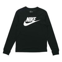 Nike Sportswear Futura Icon Logo Printed Casual Collar Long Sleeved Male Black CI6292-010