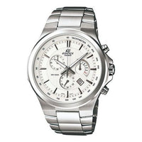 CASIO EDIFICE Stainless Steel Strap Mens White Analog EFR-500D-7A