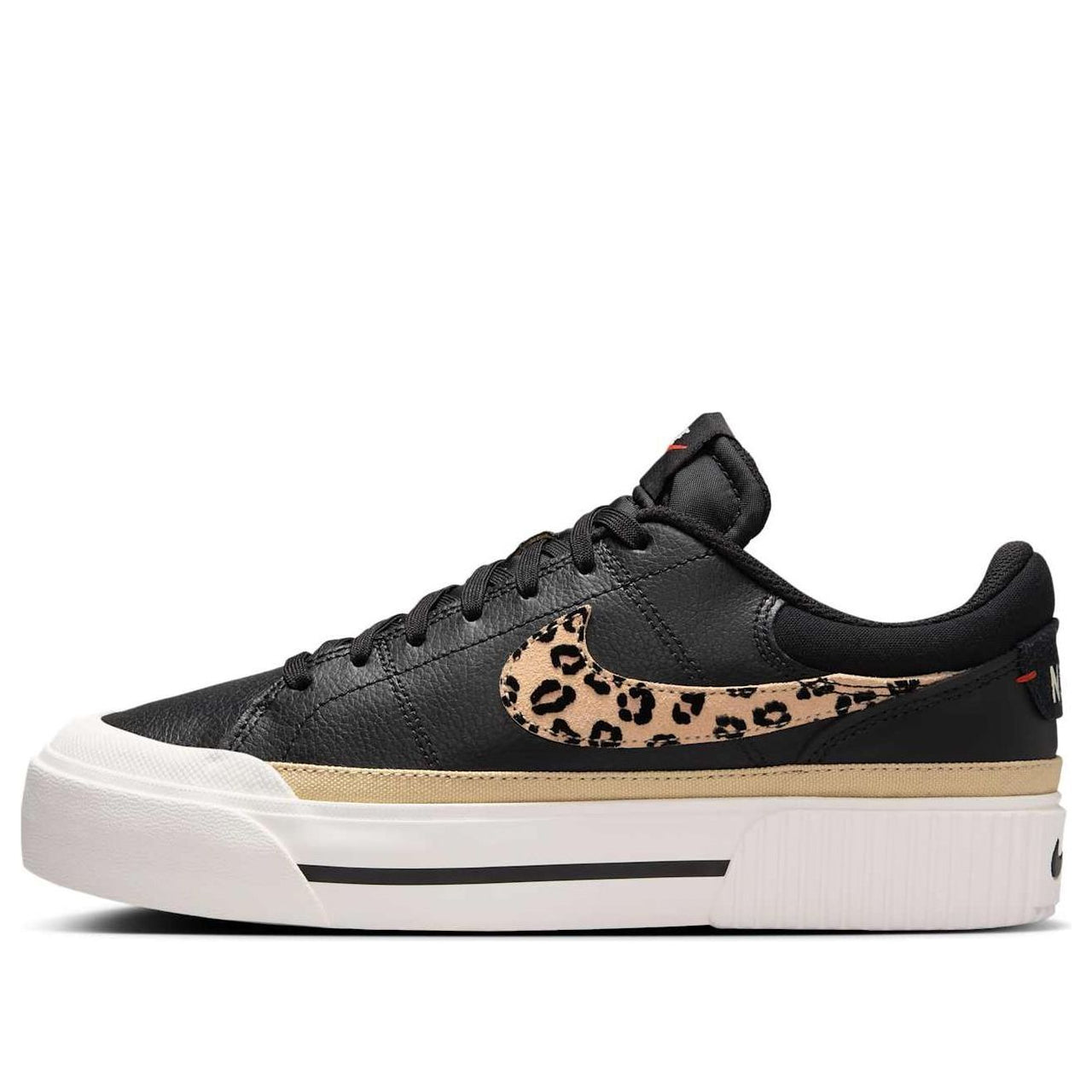 (WMNS) Nike Court Legacy Lift 'Leopard Black' HF9548-001