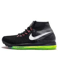 (WMNS) Nike Zoom ALL OUT Flyknit 'Black White Green' 845361-002