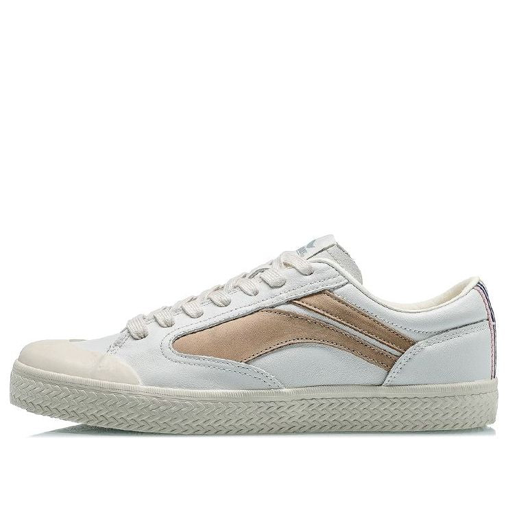 Li-Ning Wave Vintage 2020 Paris Fashion Week 'White Beige' AGCP315-4