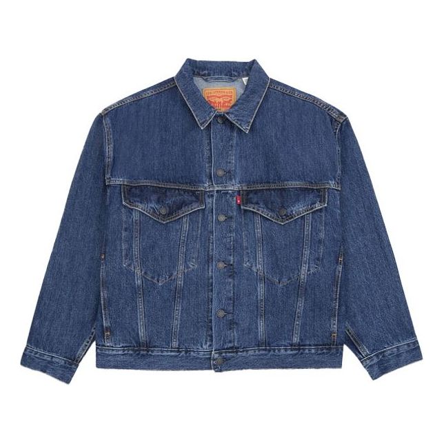 Men's Levis lapel Button Denim Jacket Blue 28789-0003