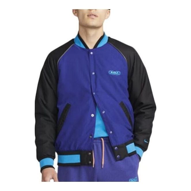 Nike Baseball Collar Raglan Sleeve Long Sleeves Jacket Men's Blue DQ6148-455