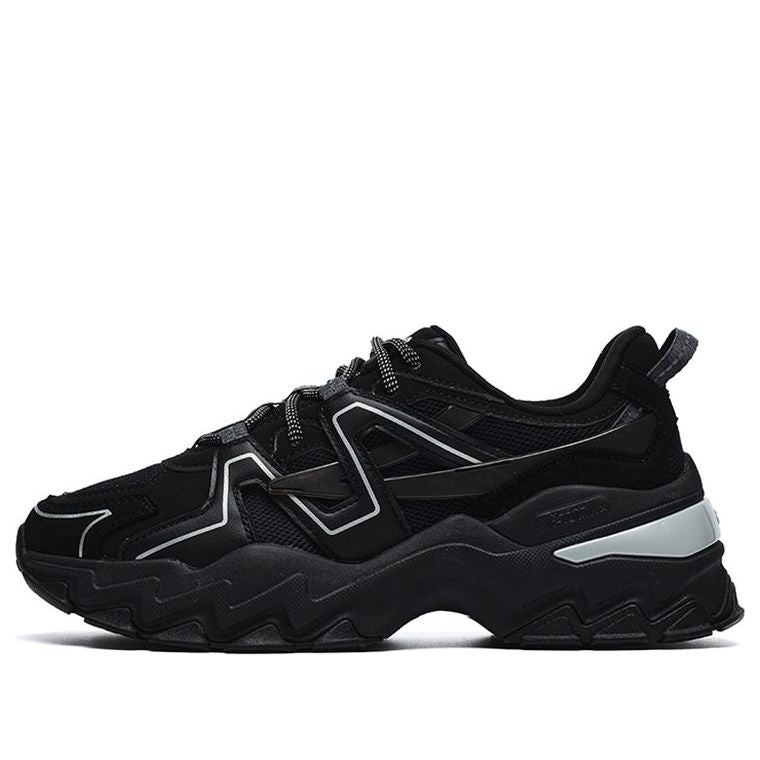 (WMNS) FILA Aurora Sneakers 'Black White' F12W231127FBK