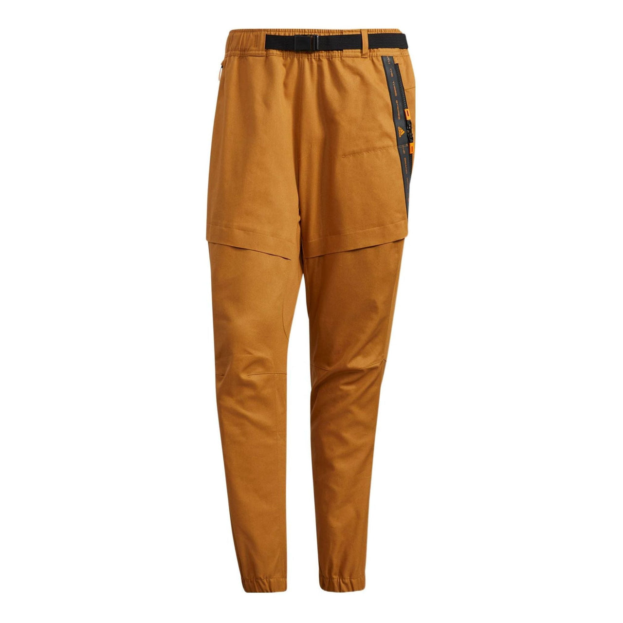 Men's adidas Running Training Breathable Casual Joggers/Pants/Trousers Brown HE9896