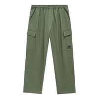 New Balance Logo Cargo Pants 'Olive Green' AMP31333-DON