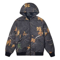 Converse Real Tree Reversible Jacket Leaves Printing 'Black' 10020223A01