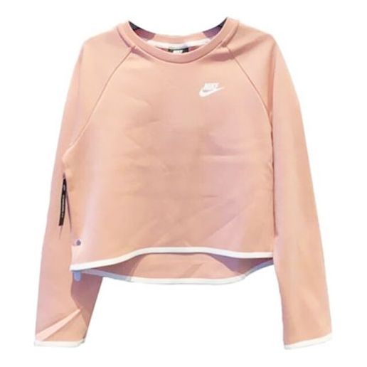(WMNS) AS W Nike Sportswear TCH FLC Crew PINK QUARTZ BV3452-606