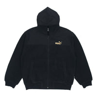 PUMA lamb's wool Stay Warm hooded Logo Jacket Black 848253-01