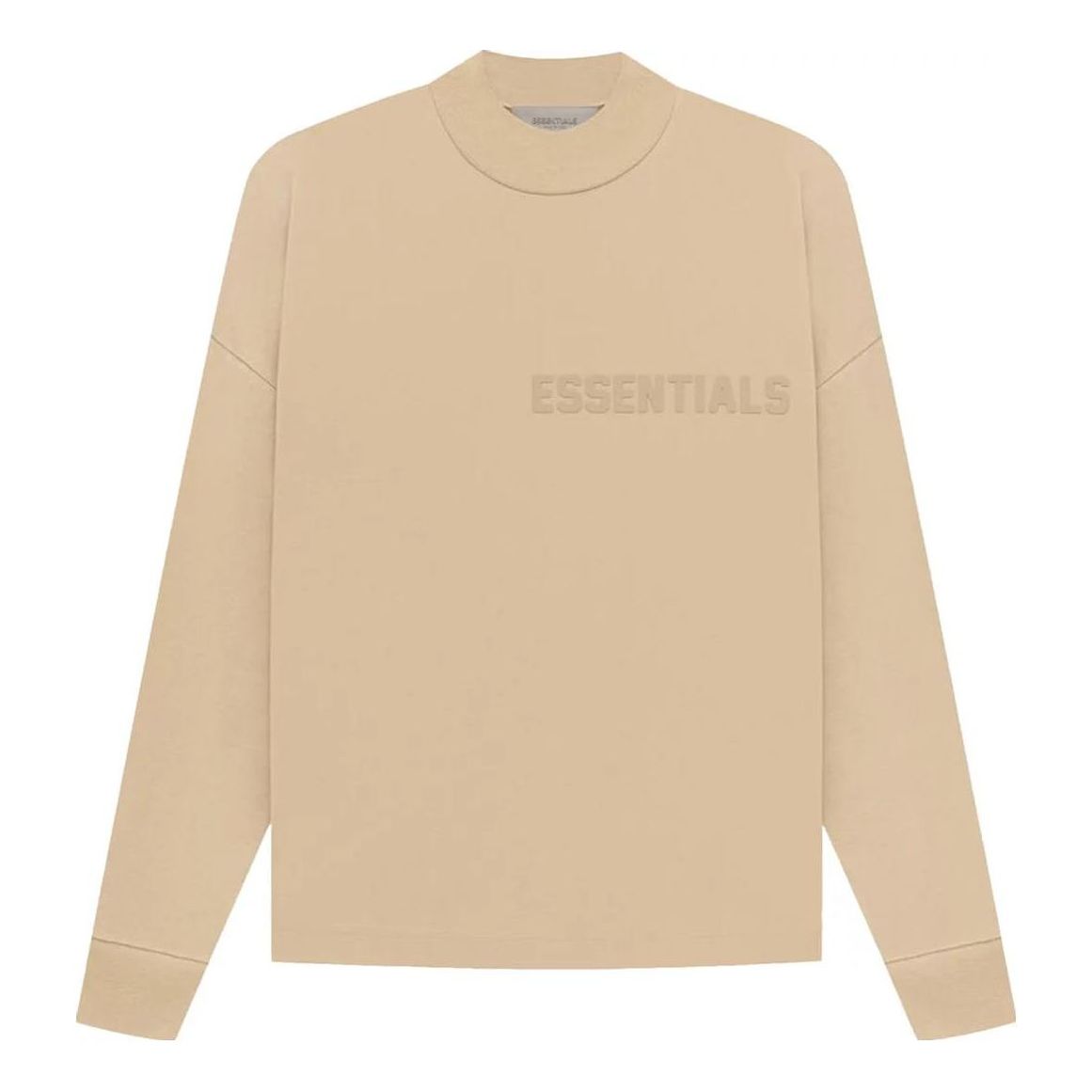 Fear of God Essentials SS23 Long Sleeve Logo Tee 'Sand' 125BT222014F