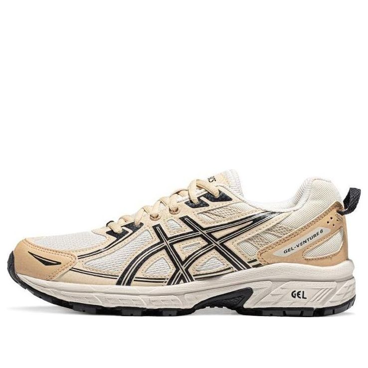 (WMNS) ASICS Gel-Venture 6 Running Shoes 'Beige Black' 1012B359-105