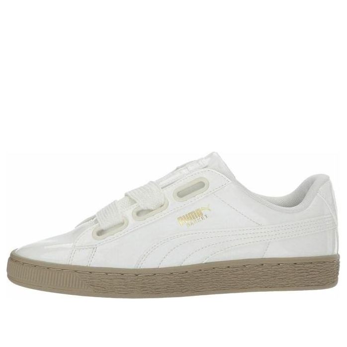 (WMNS) PUMA Basket Heart Marshmallow White 363073-06