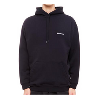 Balenciaga Logo Embroidered Hoodie 'Navy' 570811TKVB53967