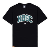 New Balance Big NBSC Graphic T-Shirt 'Black Blue' AMT42322-BK