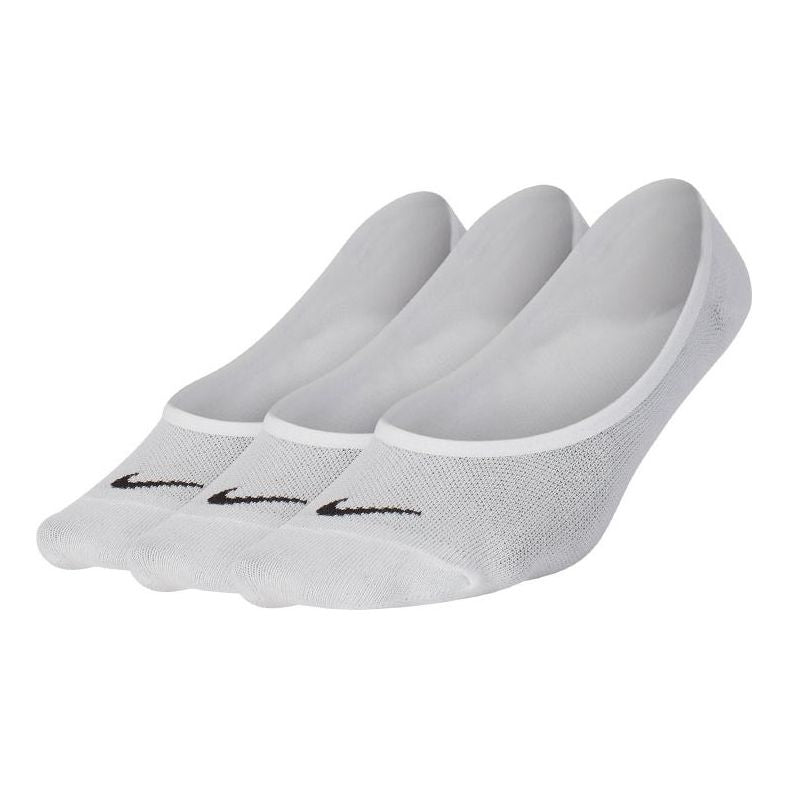 (WMNS) Nike Everyday Lightweight training invisible socks 'White' SX4863-101