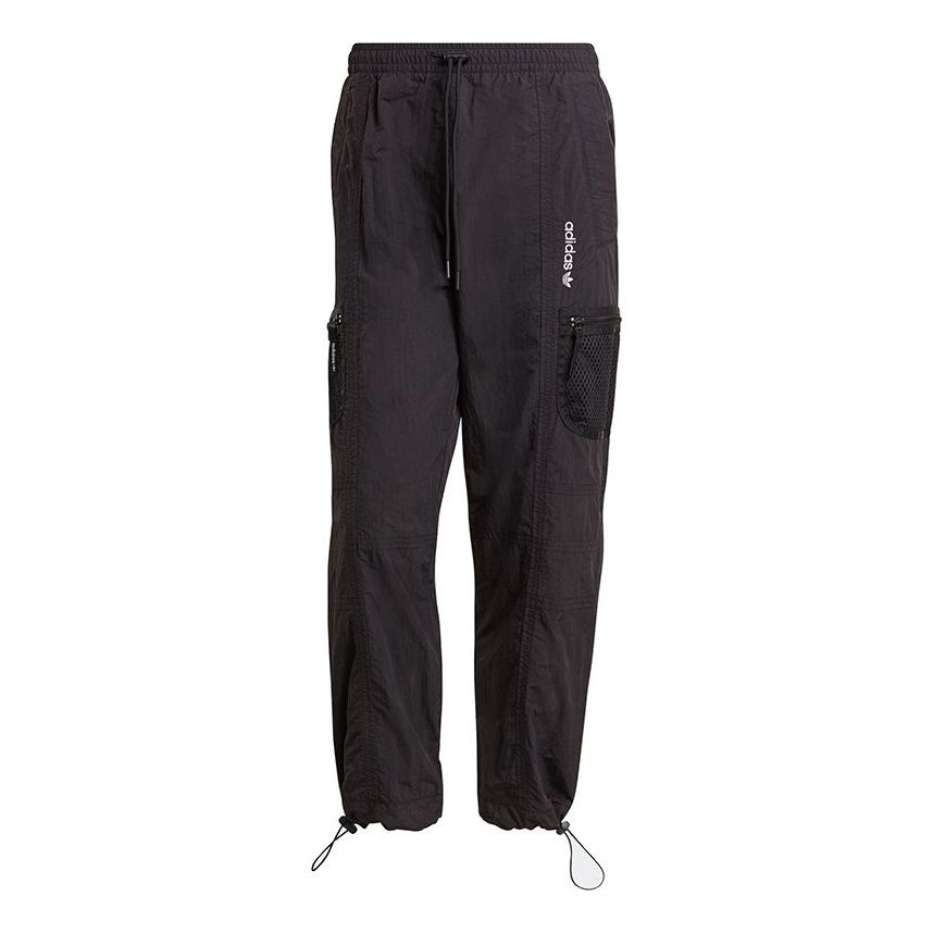 adidas originals Adv Wvn Pants Adjustable Cargo Sports Long Pants Black GN5473