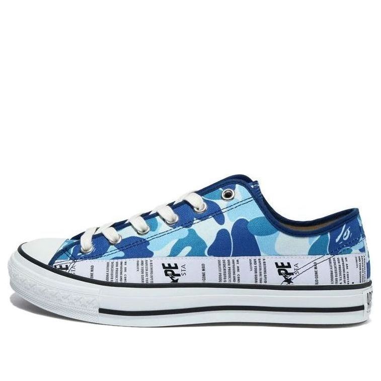 A Bathing Ape Bape Abc Camo Ape Sta Low 'Blue' 1F80-191-007BLU