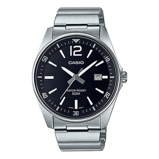 CASIO Male DRESS Japan / South Korea Fashion Quartz Silver Analog MTP-E170D-1BVDF