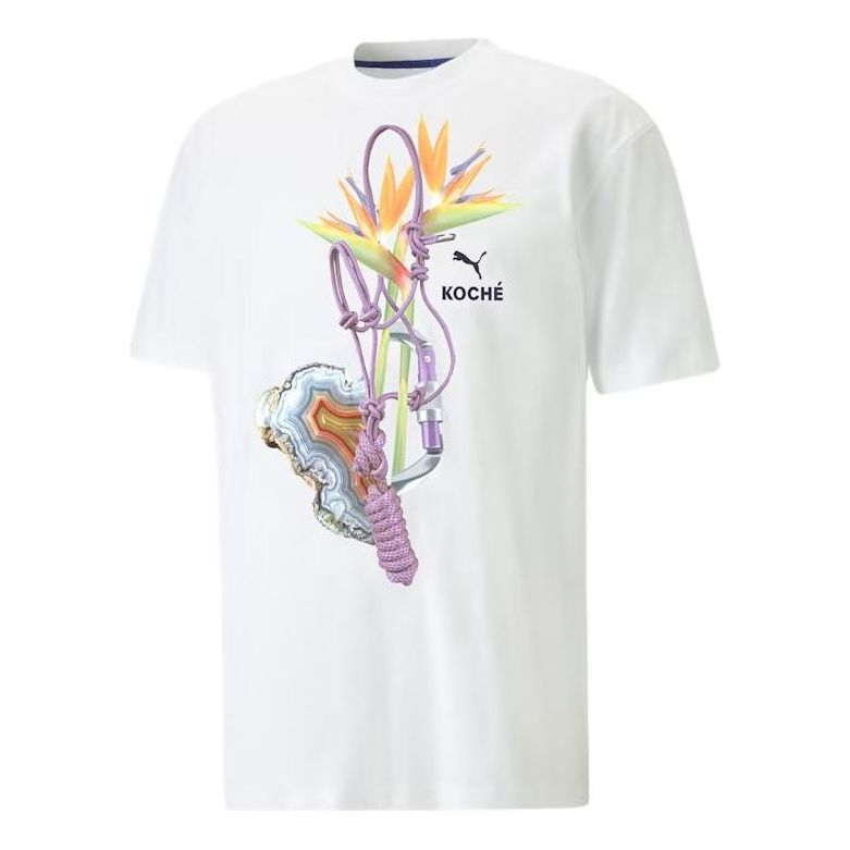 PUMA X Koche Graphic T-Shirt 'White' 538804-02