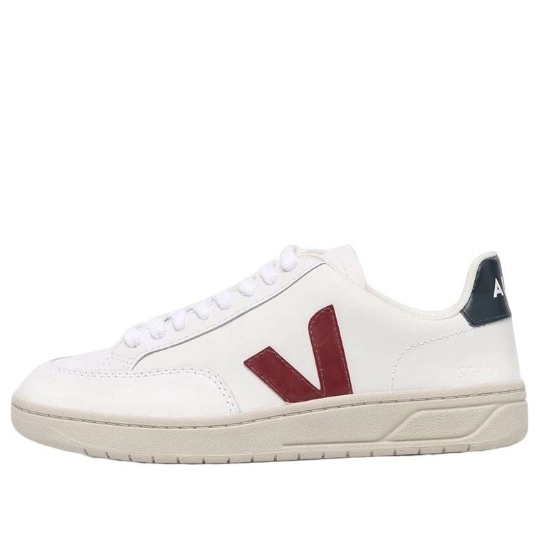 Veja V-12 Leather 'White Marsala Nautico' XD0201955A