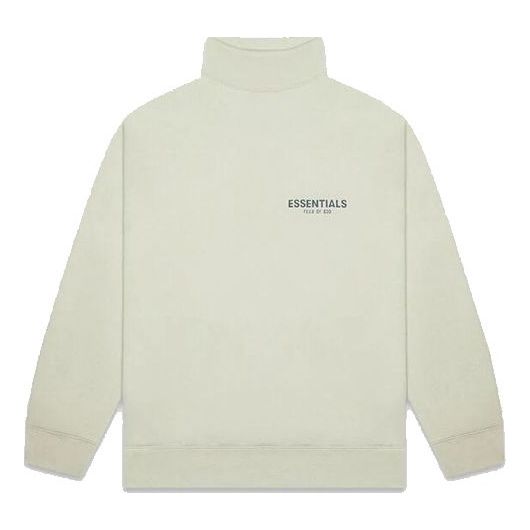 Fear of God Essentials FW20 Mock Neck Sweatshirt 'Sage' FOG-FW20-306