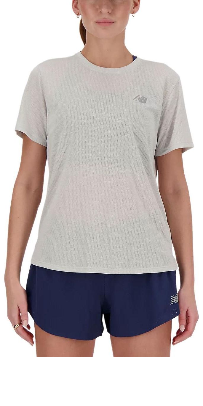 (WMNS) New Balance Athletics T-Shirt 'Ash Heather' WT41253A-HH
