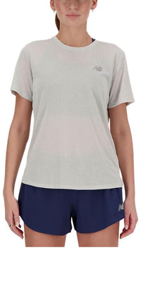 (WMNS) New Balance Athletics T-Shirt 'Ash Heather' WT41253A-HH