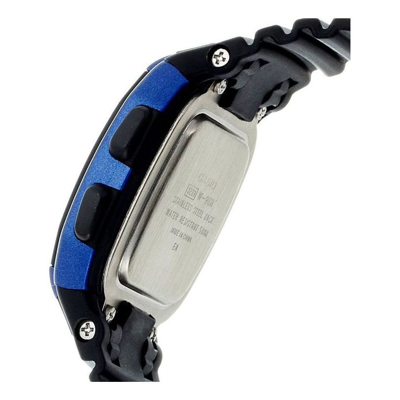 CASIO Waterproof Sports Mens Black Digital W-96H-2AVDF