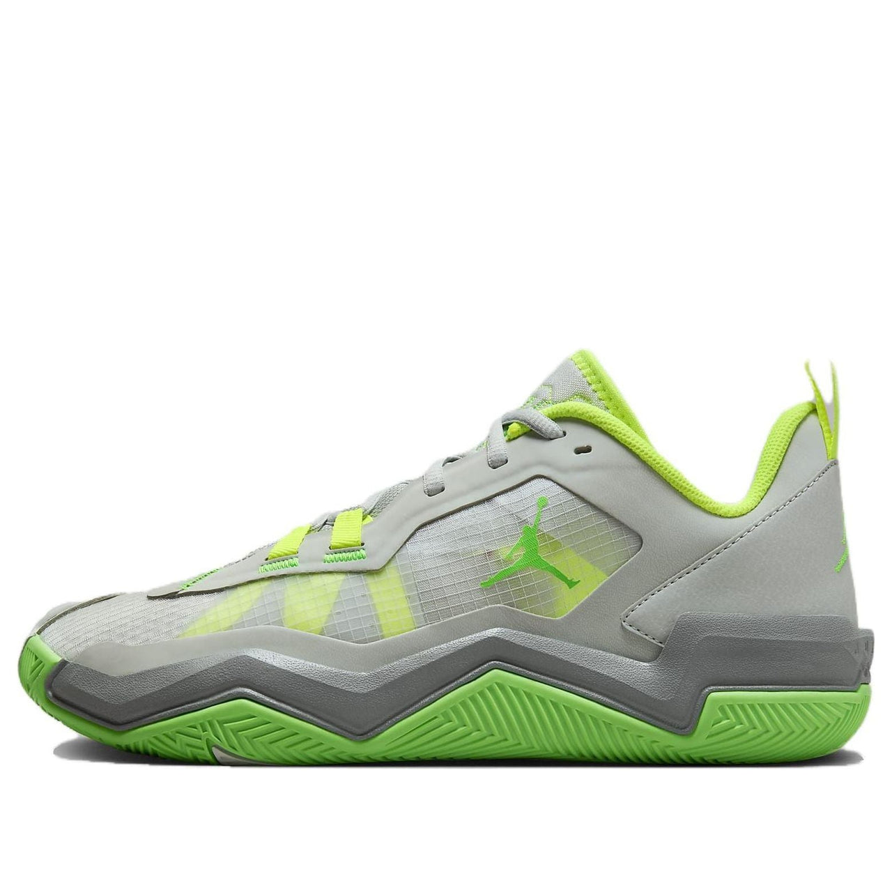 Air Jordan One Take 4 PF Basketball Shoes 'Light Silver Volt' DZ3339-003