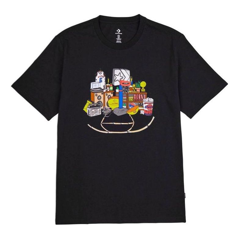 Converse Throwback T-Shirt 'Black' 10023259-A01
