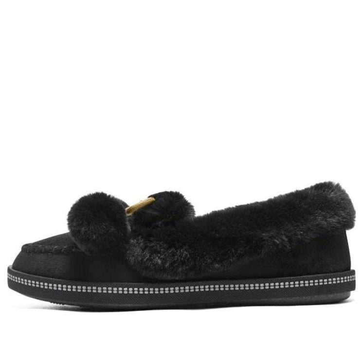 (WMNS) Skechers Cozy Slip-On Shoes 'Black' 169000-BLK