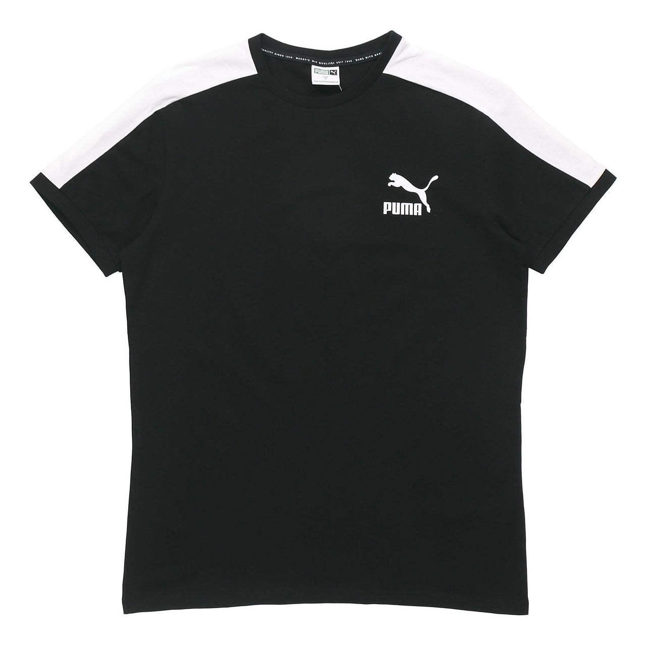 PUMA Iconic T7 Colorblock Short Sleeve Black 598251-01