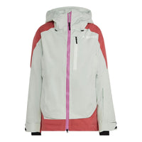(WMNS) adidas Terrex MYSHELTER Snow 2-Layer Insulated Jacket 'White Pink' HI5484