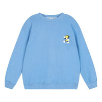 MLB x Disney Mickey Crossover Athleisure Casual Sports Long Sleeves Unisex Blue 31MTK1011-45S