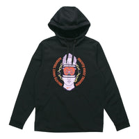 Nike Therma Abstract Pattern Pullover Training Fleece Lined Black CK4585-010