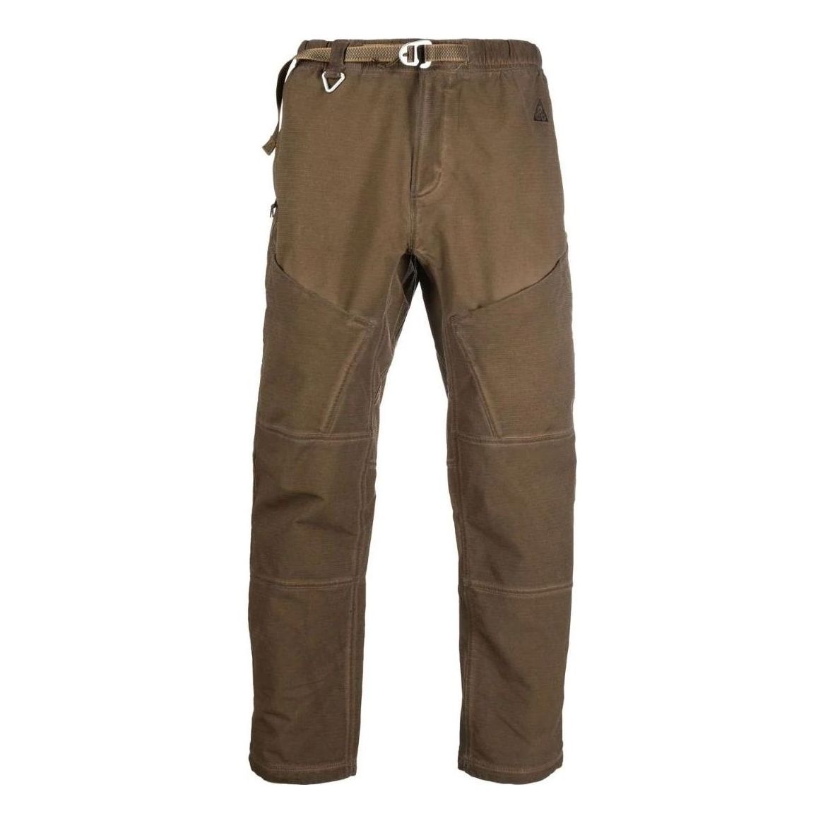 Men's Nike Side Brand Logo Embroidered Straight Casual Pants/Trousers Brown DH3107-242