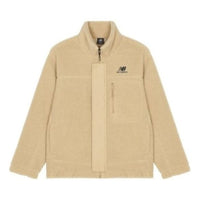 New Balance FW22 Logo Cotton Coat 'Beige' AMJ23351-INC