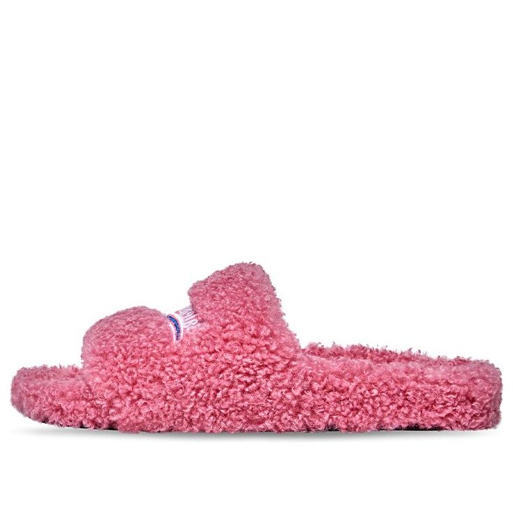 (WMNS) Balenciaga Furry Slides 'Pink' 654261W2DO15596