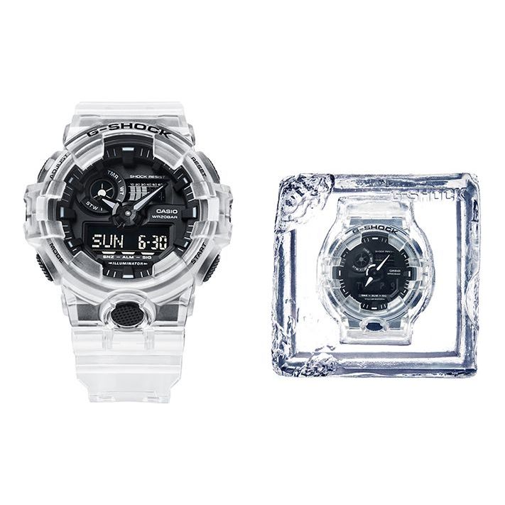 CASIO G-Shock Analog-Digital 'White' GA-700SKE-7APR