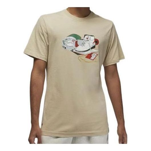 Air Jordan Flight Artist Series By Jacob Rochester Graphic T-Shirt 'Rattan' DV1440-206