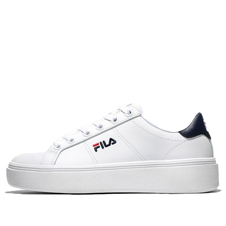 FILA Court Plumpy Low Top Board Shoes White/Black 1TM01397D_147