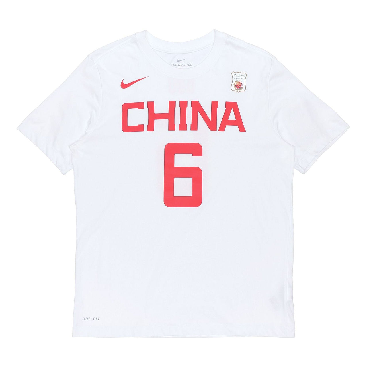 Nike Dri-fit Short Sleeve Athleisure Casual Sports Round Neck White BQ3757-101
