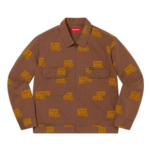 Supreme x Antihero Work Jacket 'Brown Yellow' SUP-SS22-911