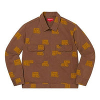 Supreme x Antihero Work Jacket 'Brown Yellow' SUP-SS22-911