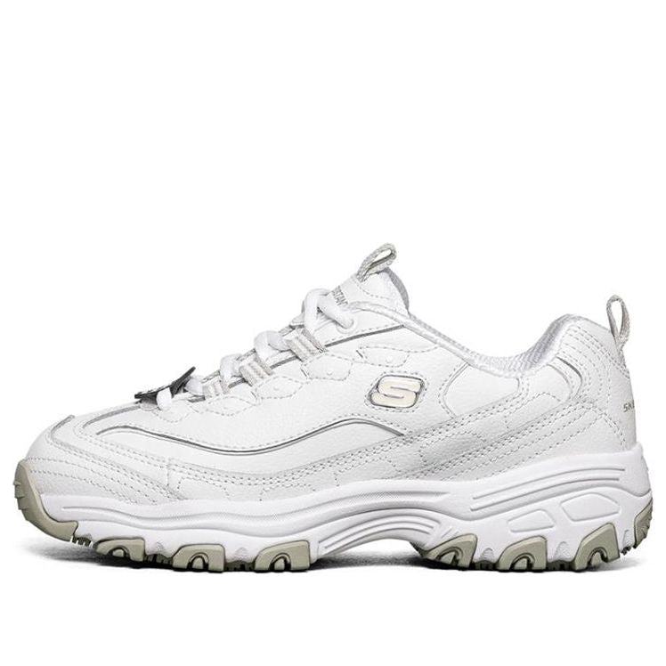 (WMNS) Skechers D lites Sr White 76605-WHT