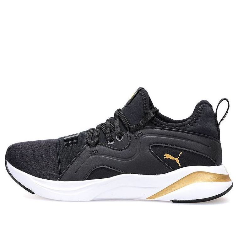 (WMNS) PUMA Softride Rift Breeze 'Black Team Gold' 195068-01